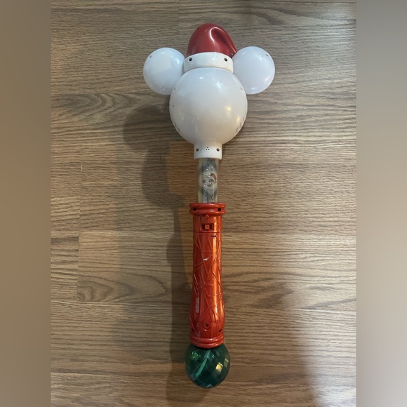 Disney Festive Holiday Wand with Red and White Accents